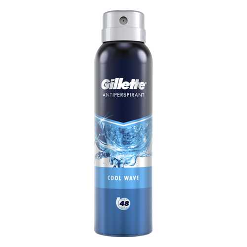 Аэрозольный дезодорант-антиперспирант Gillette Cool Wave 150мл в Улыбка Радуги