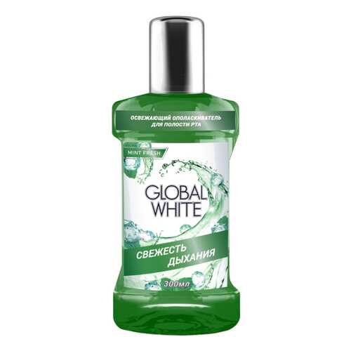 Ополаскиватель для рта Global White Mint Fresh 300 мл в Улыбка Радуги