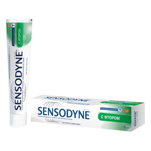 Зубная паста Sensodyne С фтором, для чувствительных зубов, 75 мл в Улыбка Радуги