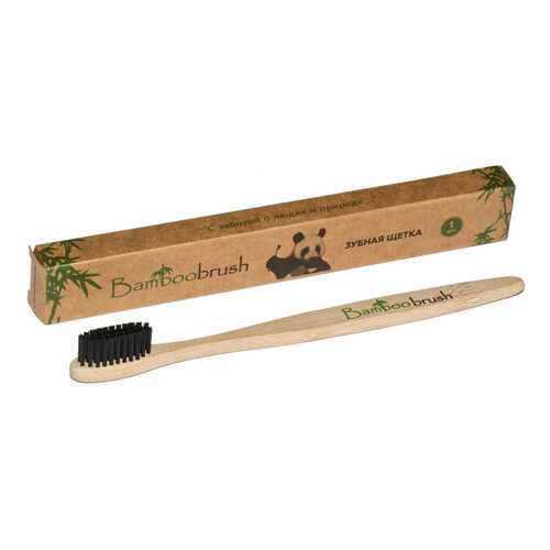 Зубная щетка Bamboobrush с угольным напылением, средней жесткости в Улыбка Радуги