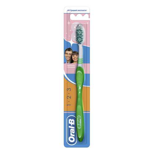 Зубная щетка Oral-B 3_Effect Деликатное отбеливание 40 средняя 1 шт в Улыбка Радуги