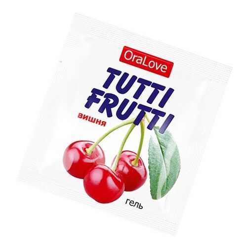 Пробник гель-смазки Tutti-frutti с вишнёвым вкусом 4 г в Улыбка Радуги