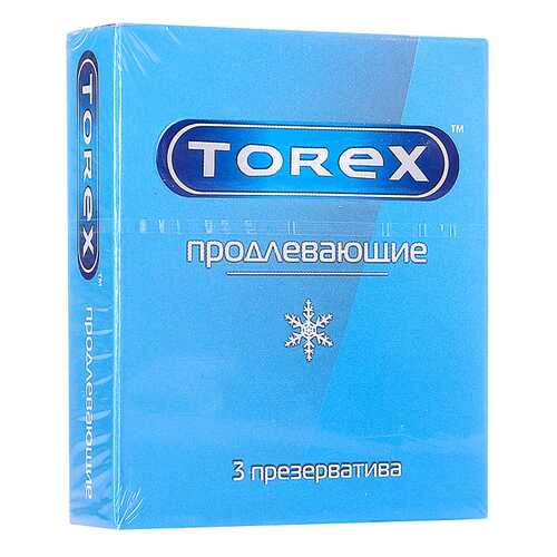 Пролонгирующие презервативы Torex 3 шт. в Улыбка Радуги