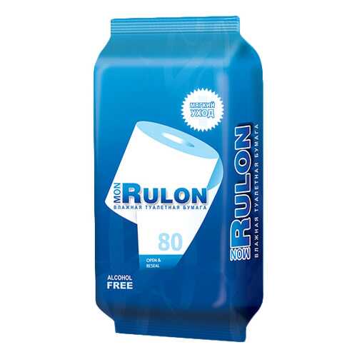 Туалетная бумага Mon rulon влажная 80 шт. в Улыбка Радуги