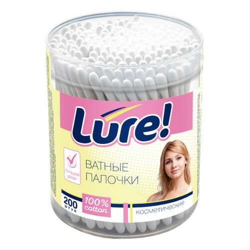 Ватные палочки LURE 200 шт в стакане в Улыбка Радуги