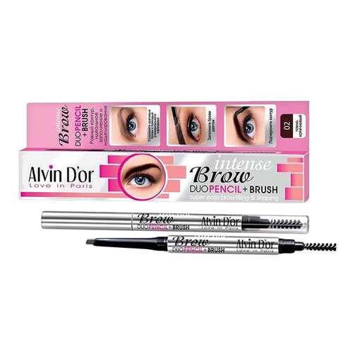 Карандаш для бровей Alvin Dor Intense Brow, Dark Brown в Улыбка Радуги