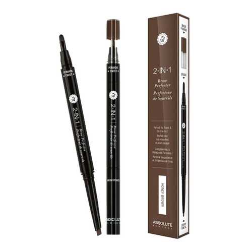 Карандаш-помадка для бровей Absolute New York 2 in 1 Brow Perfecter Honey Brown в Улыбка Радуги