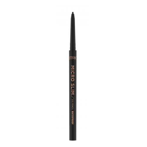 Контур для глаз CATRICE micro slim eye pencil waterproof - 010 черный в Улыбка Радуги