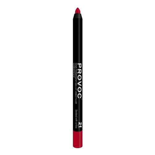 Карандаш для губ Provoc Gel Lip Liner 21 Классический красный 1,2 г в Улыбка Радуги