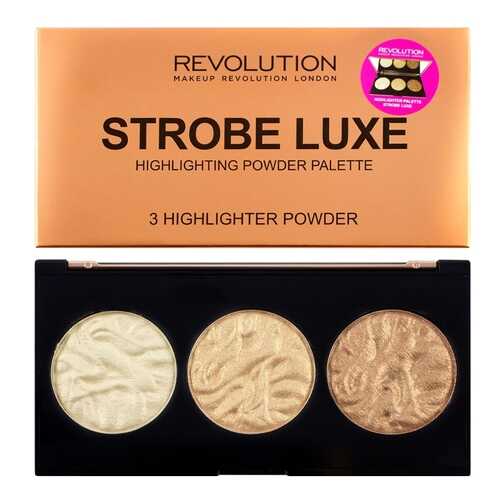 Хайлайтер Makeup Revolution Highlighter Palette Strobe Luxe 11,5 г в Улыбка Радуги