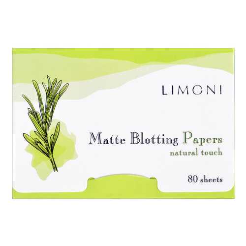 Матирующие салфетки Limoni Matte Blotting Papers 80 шт в Улыбка Радуги