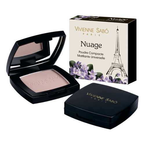 Пудра Vivienne Sabo компактная матирующая универсальная Universal Compact Matt Powder в Улыбка Радуги