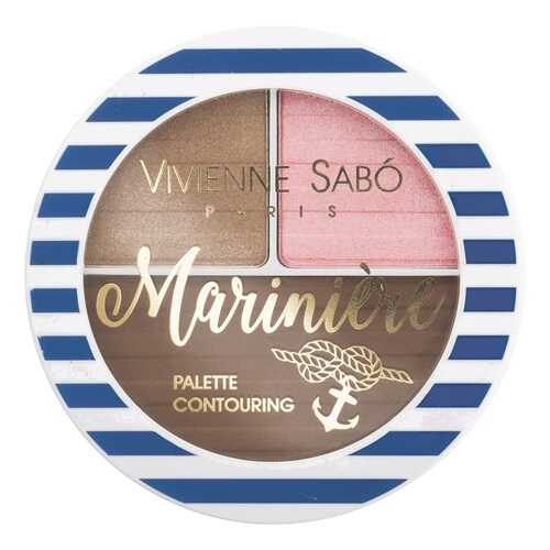 Румяна Vivienne Sabo Palette Contouring Pour Le Visage Mariniere 01 6 г в Улыбка Радуги