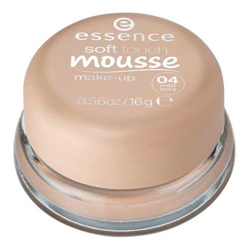 Тональный крем essence Soft Touch Mousse Make-up 04 Matt Ivory 16 г в Улыбка Радуги