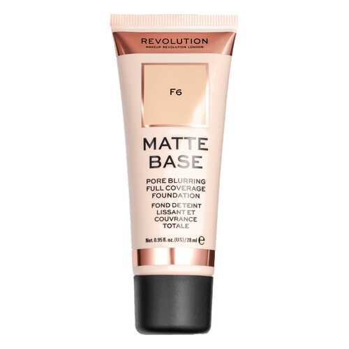 Тональный крем Makeup Revolution Matte Base Foundation F6 в Улыбка Радуги
