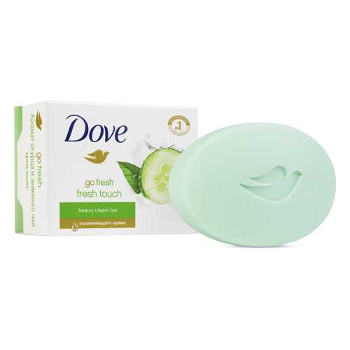 Dove крем-мыло Прикосновение Свежести 100 гр в Улыбка Радуги