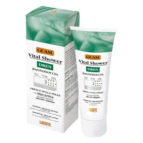 Гель для душа Guam Vital Shower Dren Bagnodoccia 250 мл в Улыбка Радуги