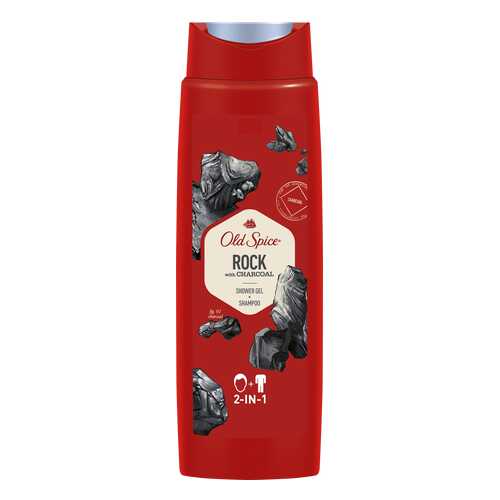 Гель для душа + шампунь 2в1 OLD SPICE Rock with Charcoal 250мл в Улыбка Радуги