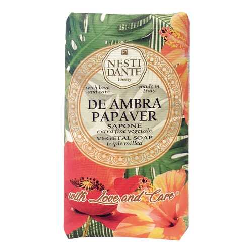 Косметическое мыло Nesti Dante De Ambra Papaver Vegetal Soap 250 г в Улыбка Радуги