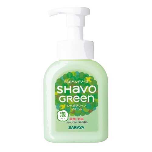 Жидкое пенящееся мыло для рук Shavo Green foam Soap 250мл в Улыбка Радуги