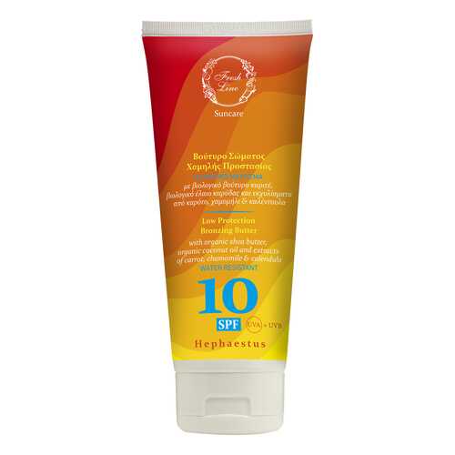 Масляный крем Fresh Line Hephaestus Low Protection Bronzing Butter SPF 10 200 г в Улыбка Радуги