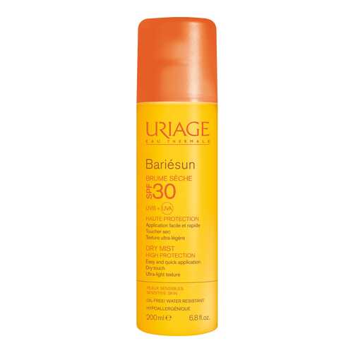Солнцезащитное средство Uriage Bariesun сухая дымка-спрей SPF30+ 200 мл в Улыбка Радуги