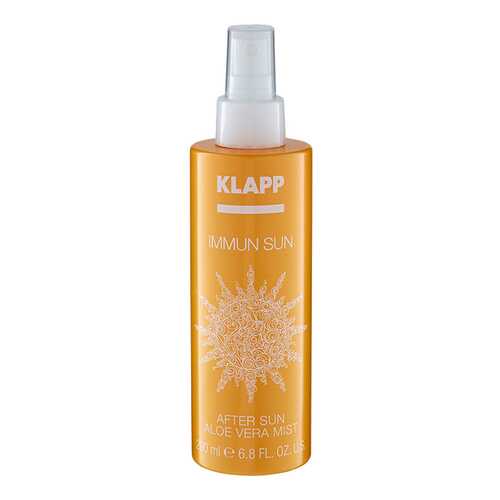 Спрей после загара Klapp Immun Sun Aloe Vera Mist 200 мл в Улыбка Радуги