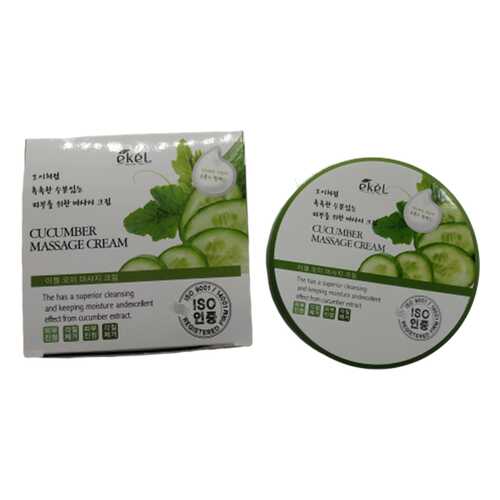 Крем массажный для тела с экстрактом огурца Ekel CUCUMBER MASSAGE CREAM 300 мл в Улыбка Радуги