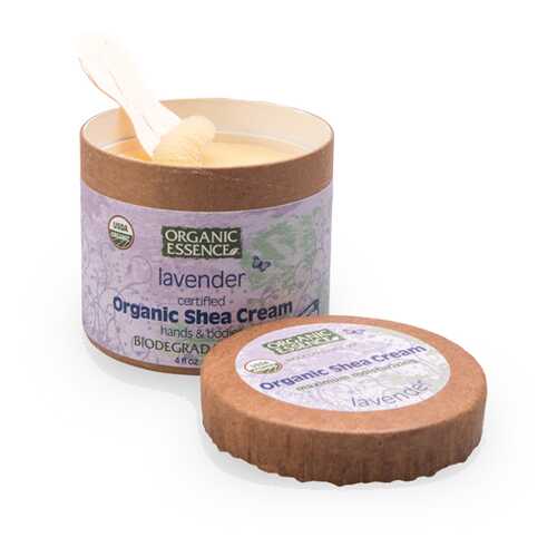 Органический крем ши (Карите) Лаванда Organic Essence 118 мл в Улыбка Радуги