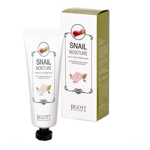 Крем для ног Jigott Snail Moisture Foot Cream с улиточным муцином 100 мл в Улыбка Радуги
