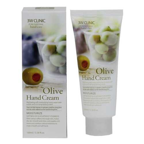 Крем для рук 3W Clinic Olive Hand Cream 100 мл в Улыбка Радуги