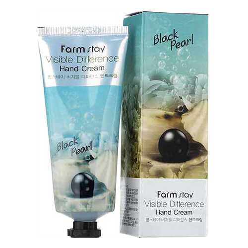 Крем для рук FarmStay Visible Difference Hand Cream Black Pearl 100 мл в Улыбка Радуги
