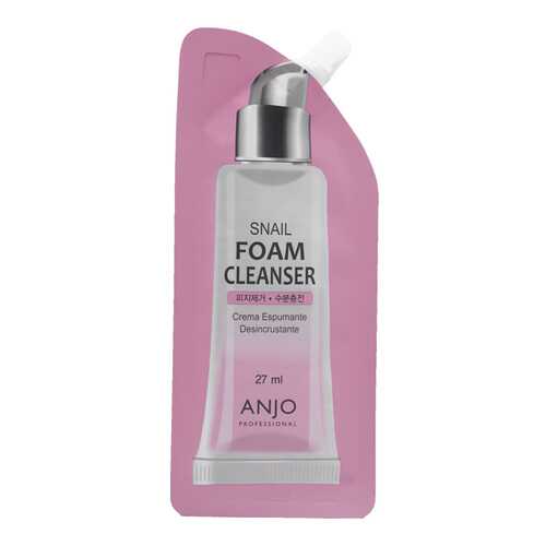 Пенка для умывания с экстрактом муцина улитки ANJO Professional Snail Foam Cleanser, 27 г в Улыбка Радуги