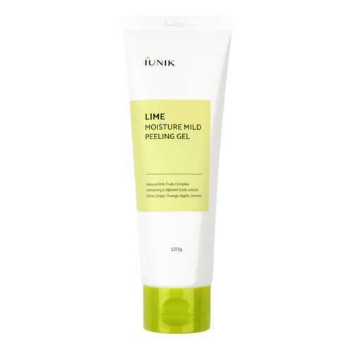 Увлажняющий пилинг-гель с лаймом iUNIK Lime Moisture Mild Peeling Gel 120 г в Улыбка Радуги