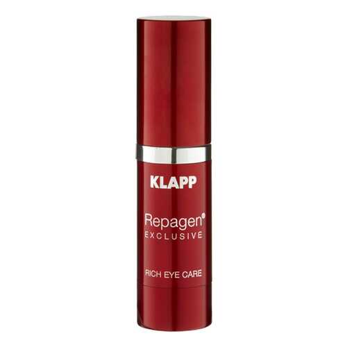 Крем для век Klapp Repagen Exclusive Rich Eye Care Cream 15 мл в Улыбка Радуги