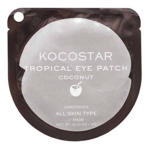 Патчи для глаз Kocostar Tropical Eye Patch Coconut 3 г в Улыбка Радуги