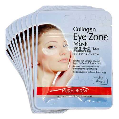 Патчи для глаз Purederm Collagen Eye Zone Mask в Улыбка Радуги