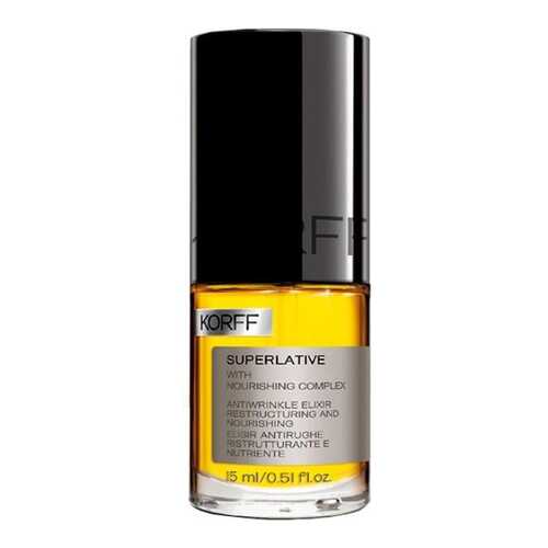 Эликсир Korff Superlative Antiwrinkle Restructuring Nourishing Elixir 15 мл в Улыбка Радуги