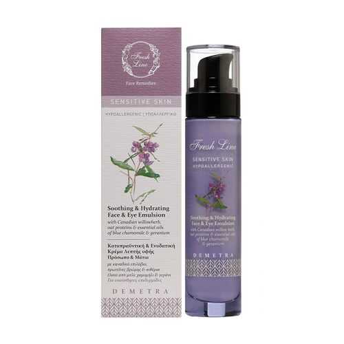 Эмульсия для лица Fresh Line Demetra Soothing and Hydrating Face and Eye Emulsion в Улыбка Радуги