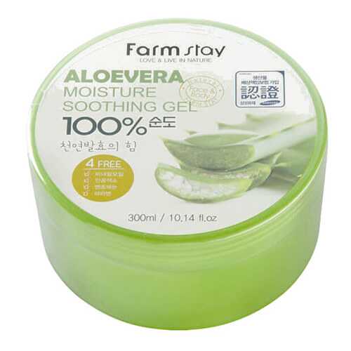 Гель для лица FarmStay Soothing Gel Aloe Vera 300 мл в Улыбка Радуги