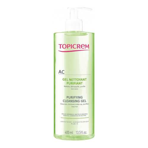 Гель для лица Topicrem AC Gel Nettoyant Purifiant 400 мл в Улыбка Радуги