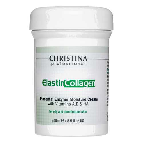 Крем для лица Christina Elastin Collagen Placental Enzyme Moisture Cream 250 мл в Улыбка Радуги