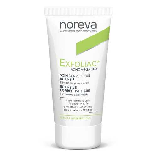 Крем для лица Noreva Exfoliac Acnomega 200 matifying care 30мл в Улыбка Радуги