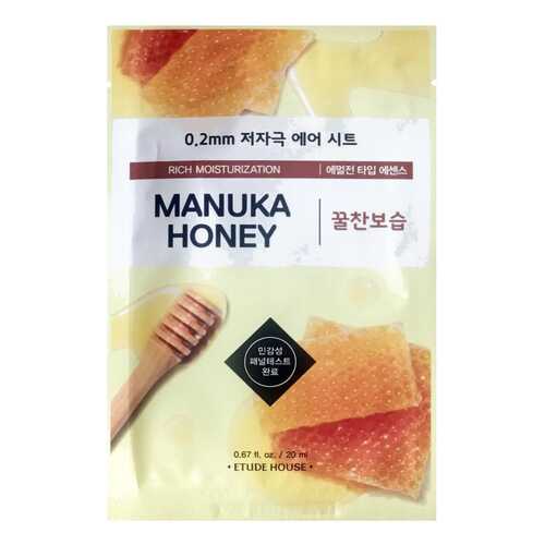 Маска для лица Etude House 0,2 Therapy Air Mask Manuka Honey 20 мл в Улыбка Радуги