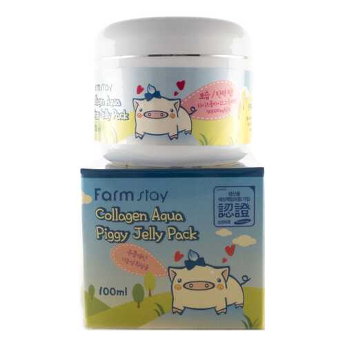Маска для лица FarmStay Collagen Aqua Piggy Jelly Pack 100 мл в Улыбка Радуги