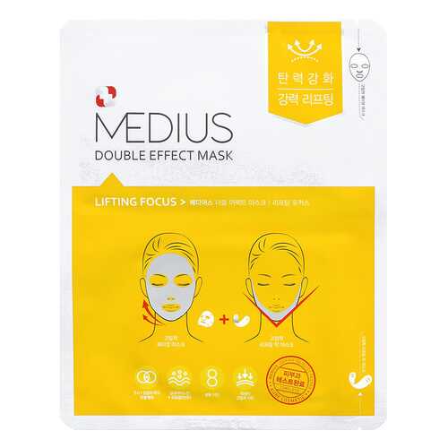Маска MEDIUS Double Effect Mask Lifting Focus 1 шт в Улыбка Радуги