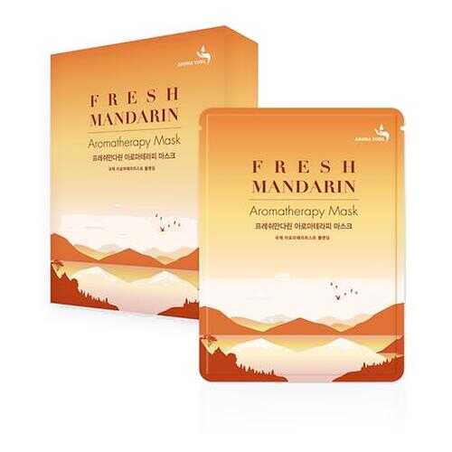 Маска Свежий МАНДАРИН Aroma Yong Fresh Mandarin Aromatherapy Mask, 27 гр в Улыбка Радуги