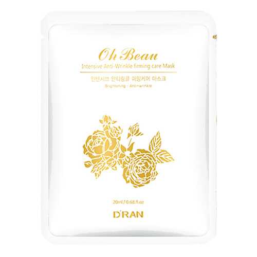 Маска-Уход DRAN New Ohbeau Intensive Anti-Wrinkle Firming Care Mask против морщин, 1 шт в Улыбка Радуги