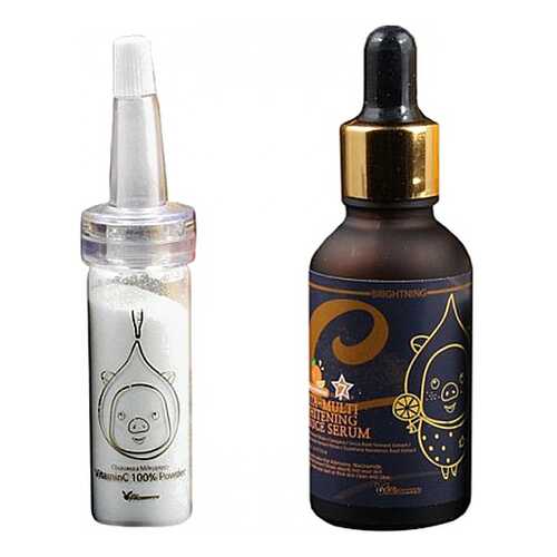 Наборы косметики для лица Elizavecca Vitamin C 100% Powder 12 гр + Vita Multi Serum 30 мл в Улыбка Радуги