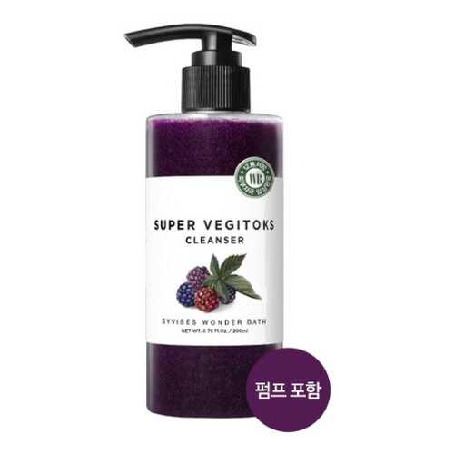 Очищение для упругости кожи Chosungah By wonder bath super vegitoks cleanser-purple 200мл в Улыбка Радуги